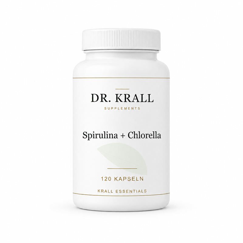 Dr. Krall Spirulina + Chlorella – 120 Kapseln