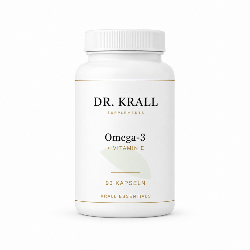 Dr. Krall Omega-3 + Vitamin E · 90 Kapseln